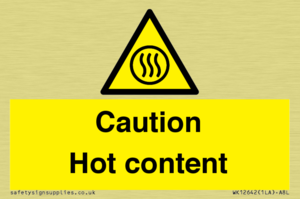 Caution Hot content